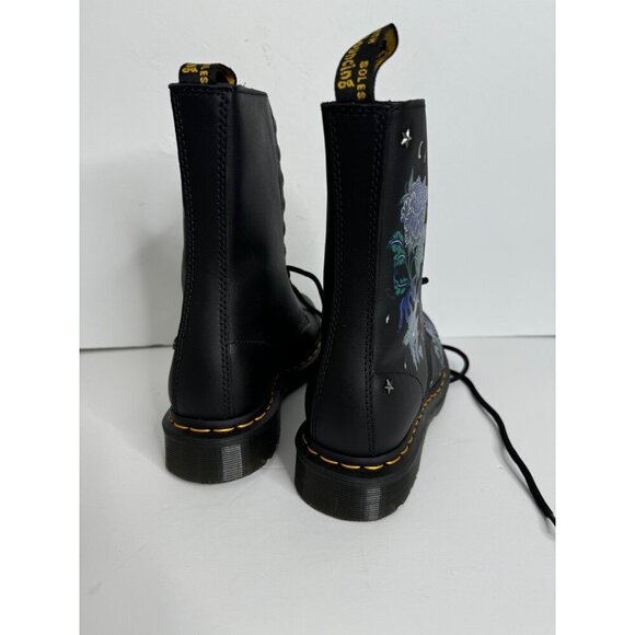NEW Doc Dr. Marten’s 1490 Mystic Garden Floral Black Boots EU 37 US 6 Women's - Picture 6 of 7